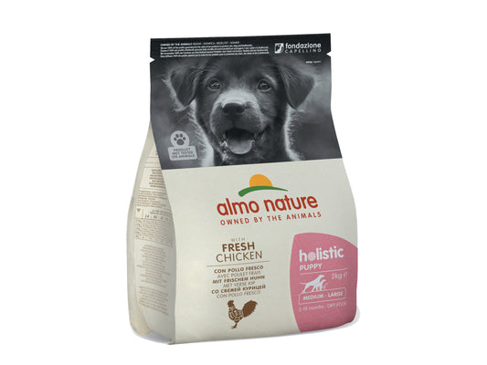 Almo Nature Holistic Dry Puppy Food - Medium Large - Chicken - 2Kg