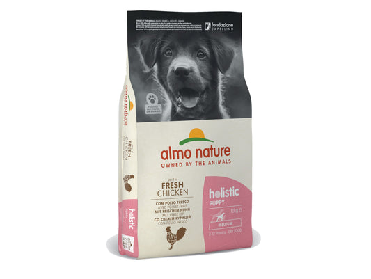 Almo Nature Holistic Maintenance Dry Puppy Food - Medium - Chicken - 12Kg
