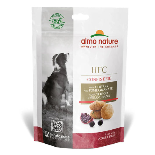 Almo Nature HFC Confiserie Dog Treats - Cherry & Pomegranate - 6x10g
