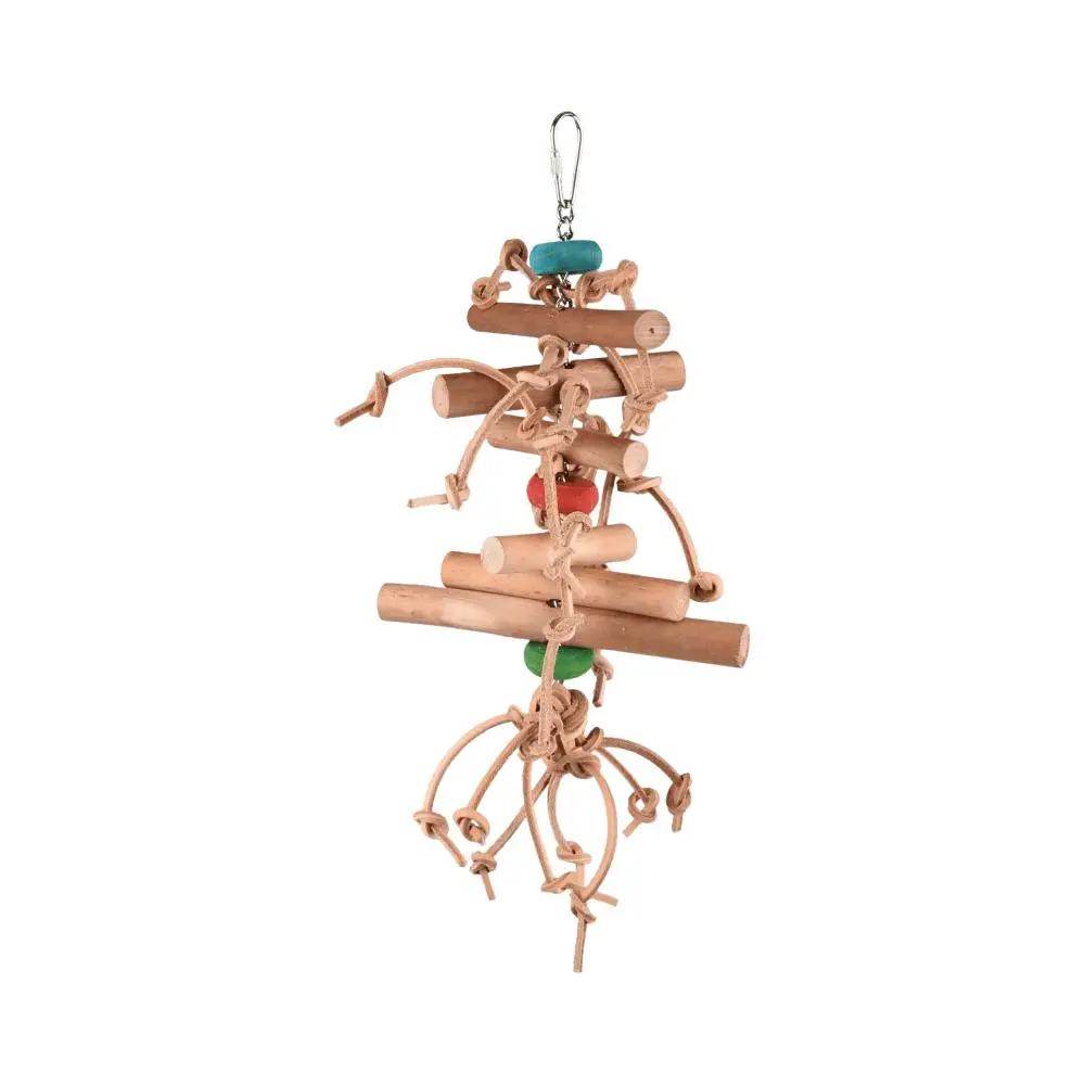Flamingo Bird Toy Birma Strip Leather 32cm